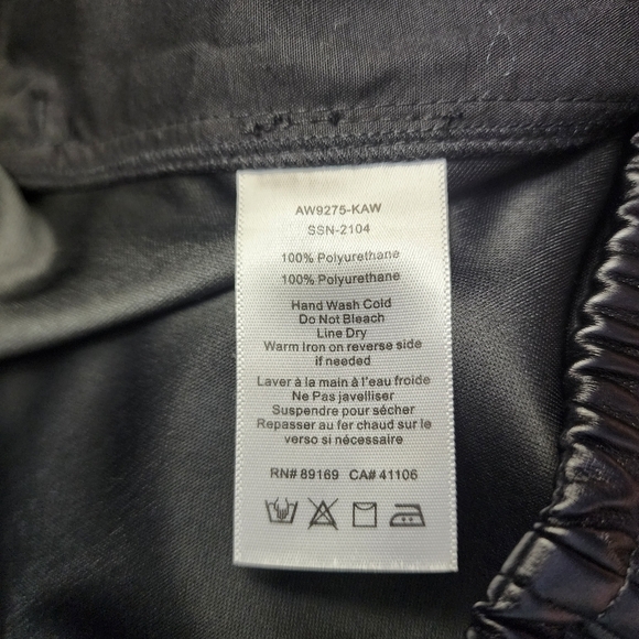 ATM ANTHONY THOMAS MELILLO FAUX LEATHER BERMUDA SHORTS - Picture 5 of 7